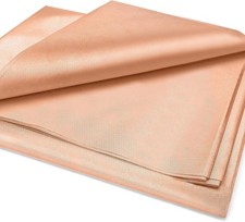 Pure Copper Faraday Fabric RF  LF Electromagnetic Fields Gold Color Blocking Fa