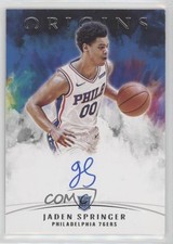 2021-22 Panini Origins Rookie Jaden Springer #RA-SPR Auto RC 0n17