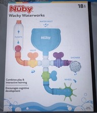 Nuby Wacky Waterworks Pipes Bath Toy Interactive Features Cognitive Development