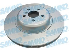 SAMKO 2x Bremsscheibe hinten belüftet passend für BMW 7er G11 G12 Alpina B7