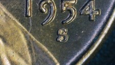 1954-ss Lincoln Wheat Cent Minted In San Francisco Exquisite Coin Zc0183