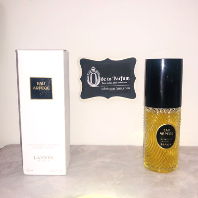 Lanvin EAU ARPEGE Eau de Toilette 2 oz 60mL VINTAGE 1971-1989 RARE PERFUME!