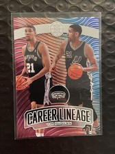 TIM DUNCAN Career Lineage 2019-20 PANINI ILLUSIONS BASKETBALL