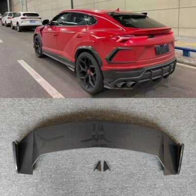 Carbon Fiber Rear Trunk Upper Roof Spoiler Wing For Lamborghini Urus Top Style