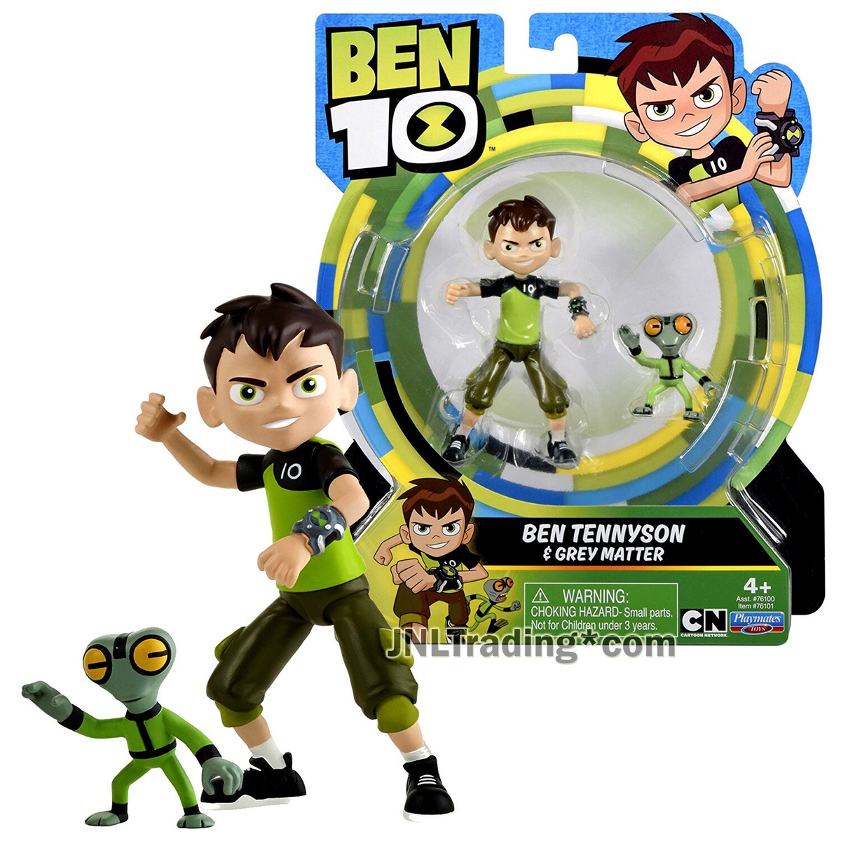 Ben 10 Figura Base Ben E Grey Matter - Action Figure Articolate Da 10-12 Cm, Collezionabili, Giocattoli Ufficiali - 5