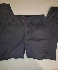 Galaxy By Harvic Men's Dark Gray 100% Cotton Joggers M