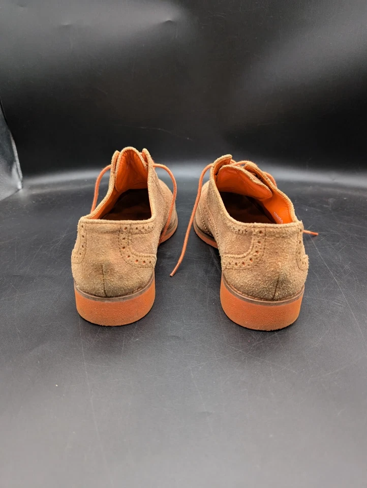 Zapatos Oxford Cole Haan Punta de Ala Niños Talla 7 Marrón Naranja Suela D38950 Foto 3 de 4