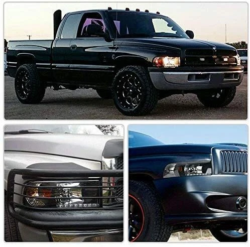 94-02 para Dodge Ram 1500 2500 3500 LED faros esquineros y traseros humo Foto 2 de 4