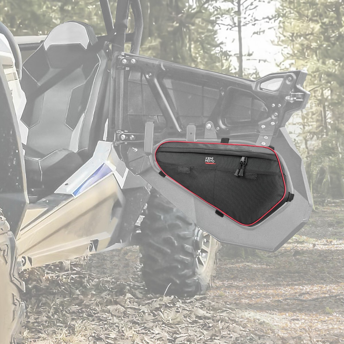 RZR Side Door Bags With Removable Knee Pad, UTV Jordan