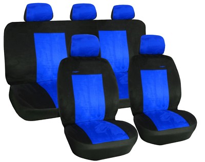 Sitzbezüge Autoschonbezüge SET Blau passend für Ford Grand C-Max ab 2010 -