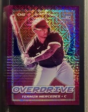 2021 Panini Chronicles Overdrive Purple Mojo 86/99 Yermin Mercedes #8 Rookie 