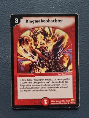 DM01 81/110 Magmabeobachter Duel Masters German Rare DM1 