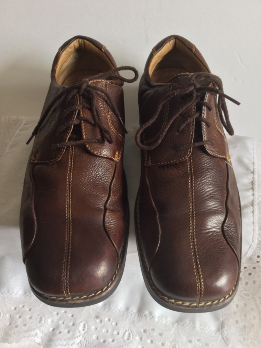 Dockers Mens Dress Shoes Color Brown Size 12 M Leather Lace 