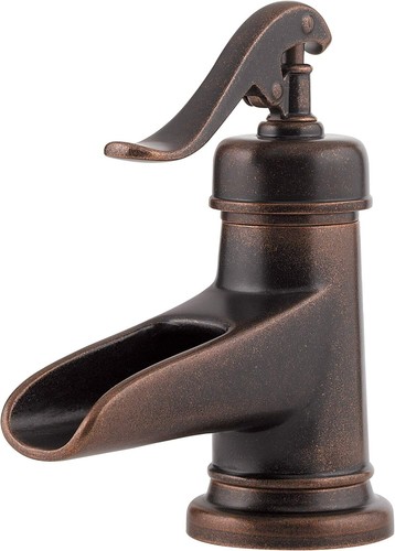 Pfister Ashfield 4 in. Centerset Single-Handle Bathroom Faucet in Rustic Bronze - 第 1/5 張圖片