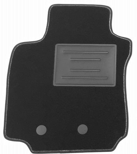Tappetino Auto Somer Car Lato Guida Per BMW X3 G01 (2017-2024) – Moquette Nera Con Cuciture Bianche