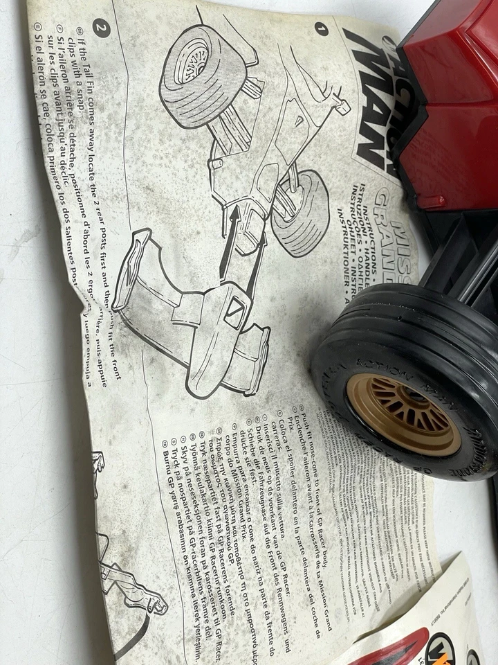 HASBRO 2000 ACTION MAN MISSION GRAND PRIX F1 VEHICLE EUROPEAN VERSION NEW # I - Immagine 2 di 4