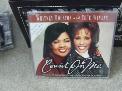 CD SINGLE WHITNEY HOUSTON  CECE WINANS COUNT ON ME   3 TRACK