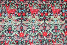 MIND THE GAP CURTAIN FABRIC DESIGN Der Kong Velvet 3 METRES BLACK COTTON VELVET