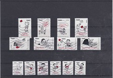 FRANCE 2009 SOURIRES LE PETIT NICOLAS  SERIE COMPLETE DE 14 TIMBRES OBLITERE