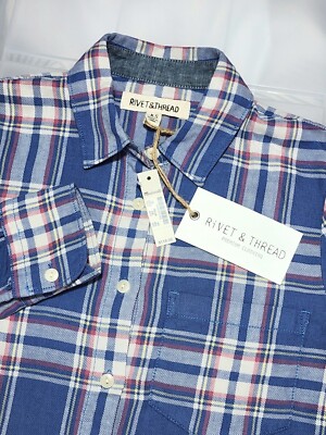 Madewell Rivet Thread Women's Flannel Shirt Size XS