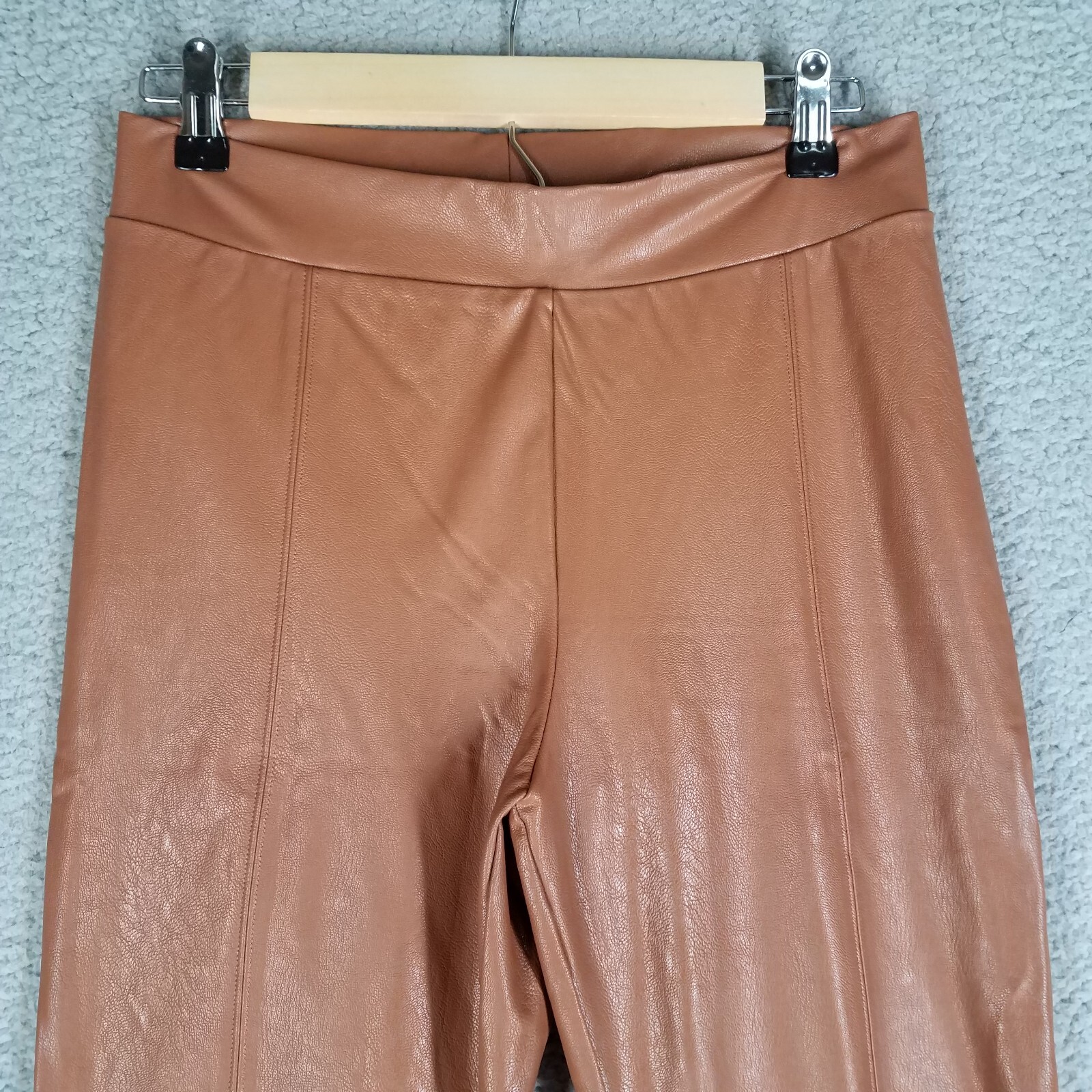 Commando Split Front Pants Women's Medium Faux Le… - image 4