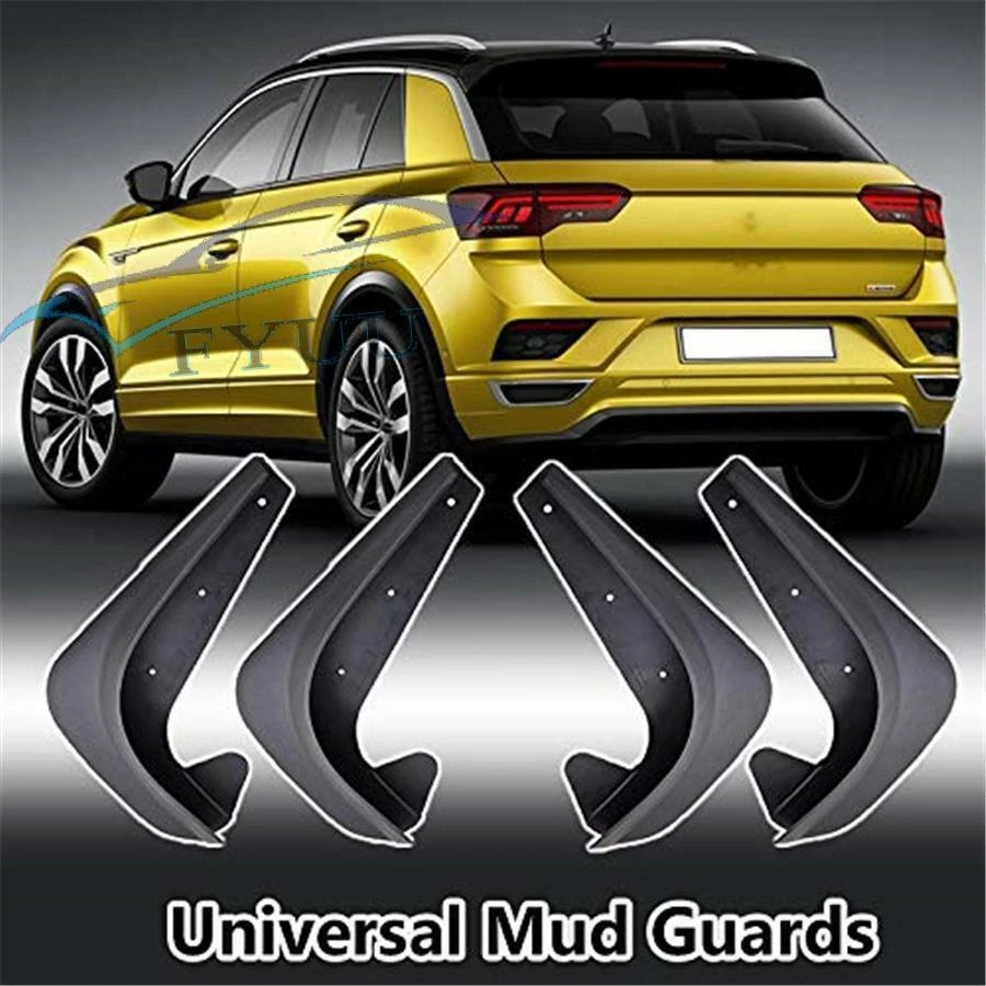 4Pcs Front+Rear Universal Car Mud Flaps Splash Guards Mudgurads Fender US Stock Foto 2 de 4