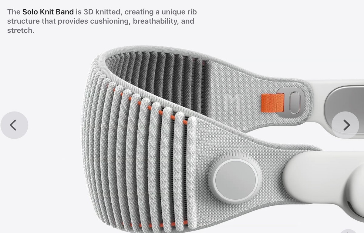 H*U様 Apple Vision Pro Solo Knit Band Mサイ Apple Vision Pro Solo Knit Band - Apple (CA)