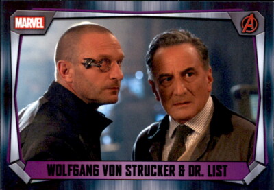 Topps Trading Card 178 - Wolfgang von Strucker & Dr. List - Marvel Missions 2017