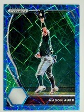 Mason Auer 2021 Prizm Draft Picks Blue Velocity Prizm #PDP161