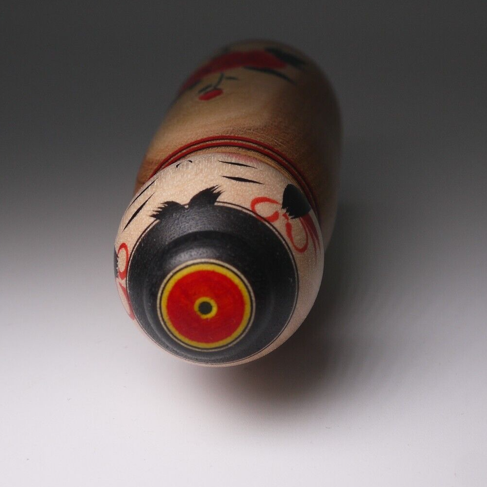 11.5cm/4.5" SASAMORI Junichi 1954 , Japanese traditional Kokeshi doll eBay