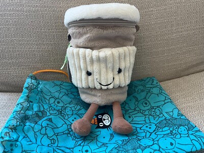 Jellycat Amuseable Coffee-To-Go Bag *New* *Supercute* *Cross-body