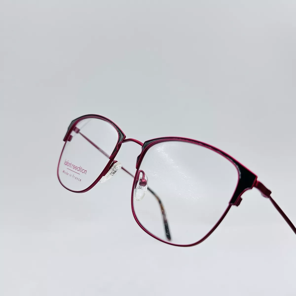 Lunette de protection monture moderne rouge/noir vernis