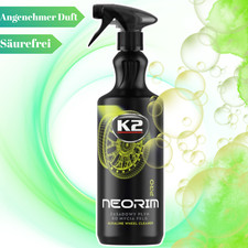 Felgenreiniger K2 NEORIM PRO 1L Alufelgen Flugrostentferner Stahlfelgen