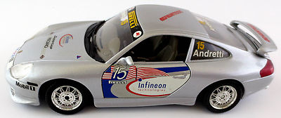 Burago Bburago Porsche Carrera 911 1997 1/24 1:24 Supercup GT3 silber Andretti