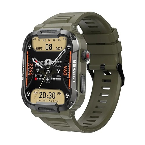 MEVADEN 1.85" Military Smart Watch Men Bluetooth Call IP68 Fitness Android iOS - 第 27/27 張圖片
