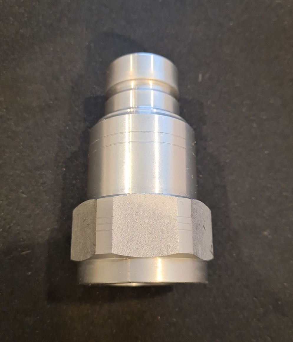 Holmbury 3/4" Flat Face MALE Hydraulic Quick Connect Coupler Skid Steer