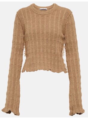 Acne Studios Langarm Wollpullover.