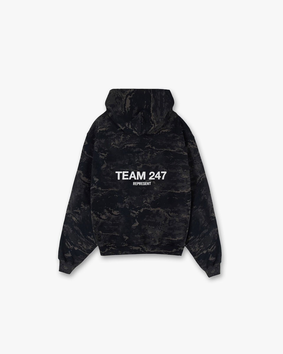 _ Rumy   Team 247 Oversized Hoodie | Black | REPRESENT