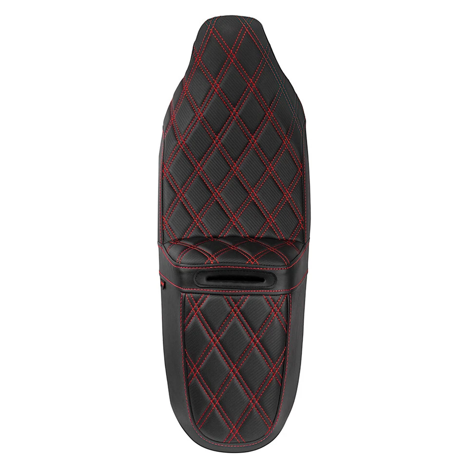 Step Up 2-Up Seat Lattice Stitched For Harley Road Glide Electra Glide 1997-2007 Foto 2 de 4