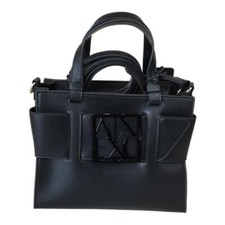 ARMANI AX borsa donna shopping MEDIO PICCOLO da Braccio + tracolla NERO 942690