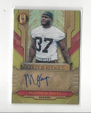 2017 Gold Standard Golden Rookie Matthew Dayes AUTOGRAPH Browns /149 