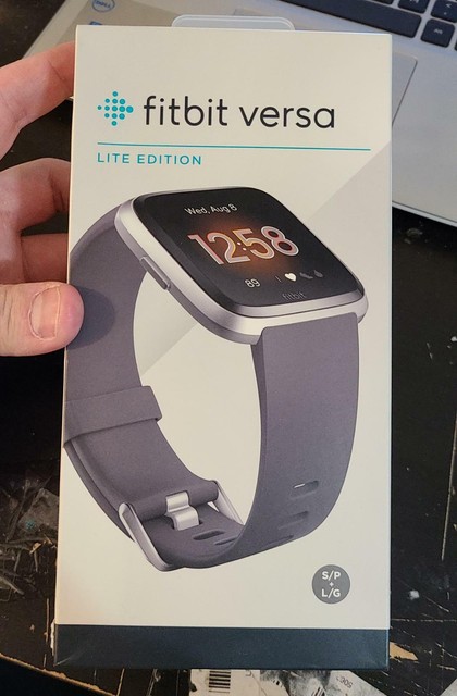 Fitbit Versa Lite Edition Smartwatch - Charcoal | eBay