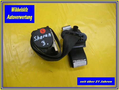 VW Sharan, 99er,       Sicherheitsgurt hinten links, Fahrerseite, Sitzreihe 3,