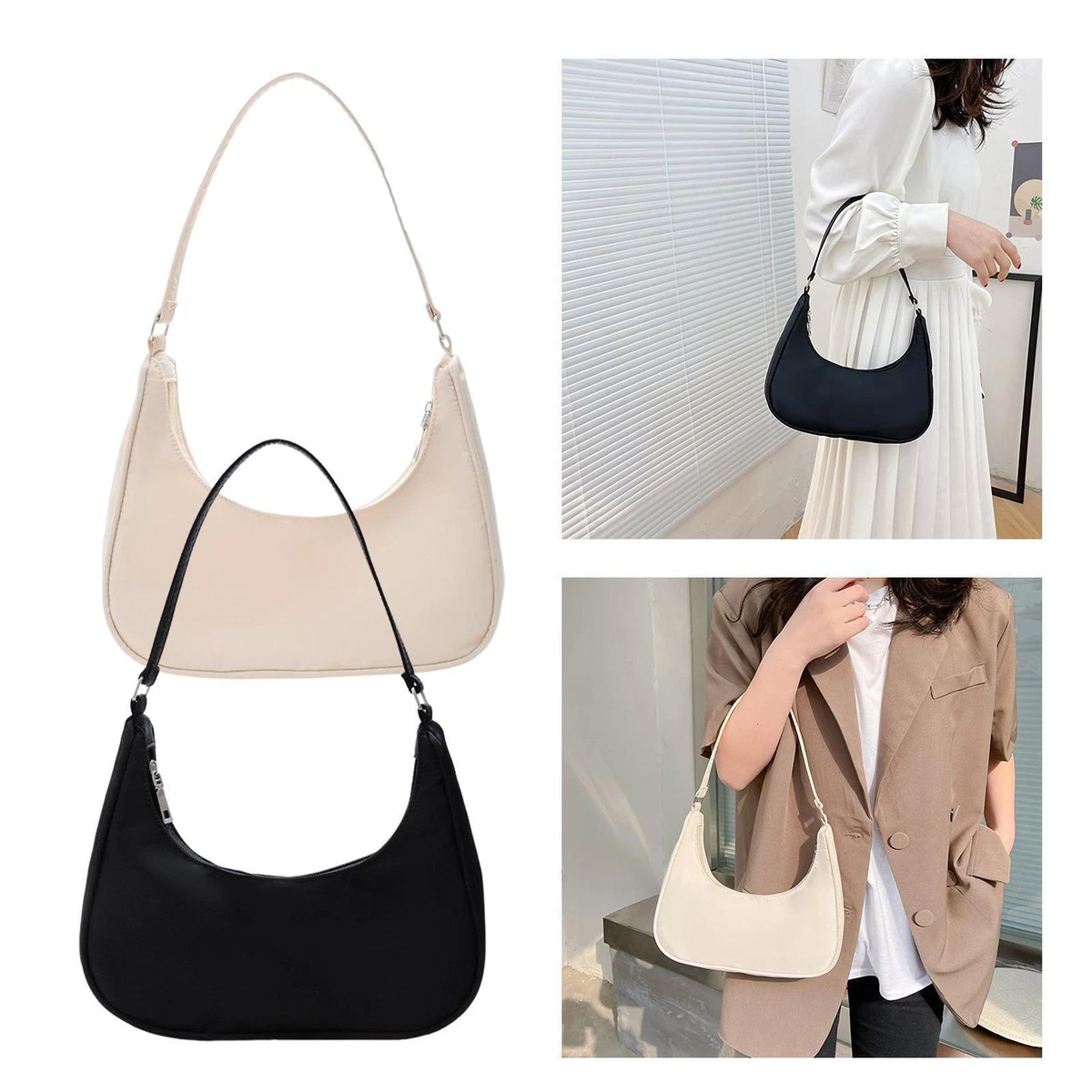 Nylon shoulder bag for ladies sale