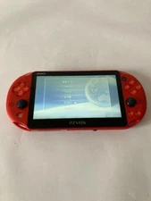 SONY PlayStation PS Vita Wi-Fi Model PCH-2000 Console Only Metallic Red #103