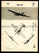 WWII Aircraft Identification Poster, Tupolev DB-3F, Art Print on 11x14" 09171