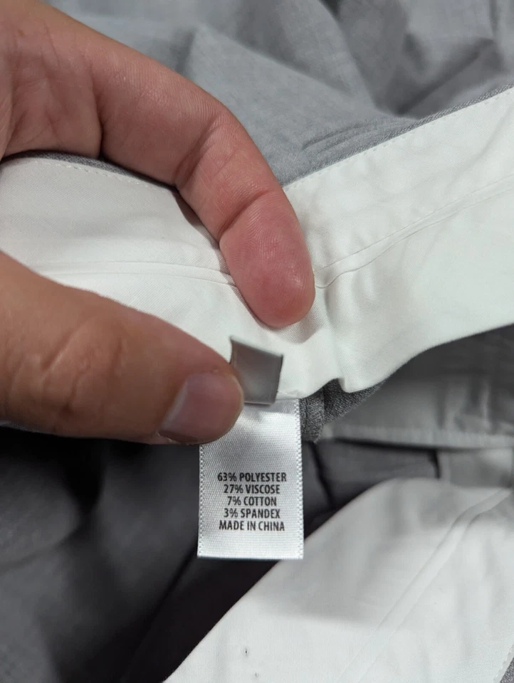 Pantalones St John Mujer 14 Gris Pierna Ancha Acampanados Pantalones Ligeros 37x27 Foto 4 de 4