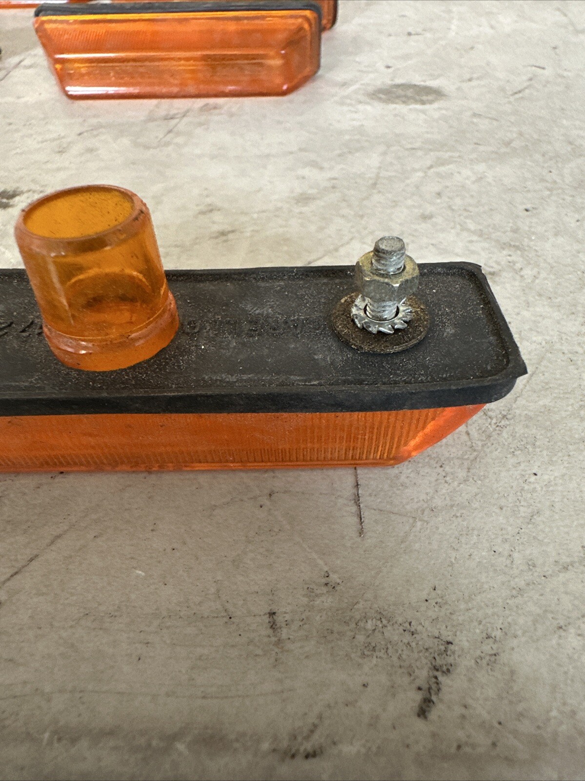 OEM Ferrari 308 QV 328 Montreal Carello Side Indicator Orange Light W Gaskets