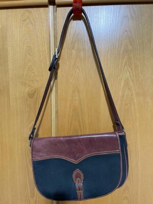 Borsa a tracolla Timberland nera e marrone