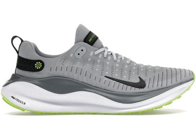Size 10.5 - Nike ReactX Infinity Run 4 Wolf Grey Lime DR2665-002